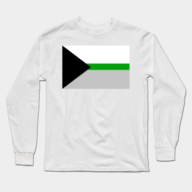 Demiromantic Pride Flag Long Sleeve T-Shirt by DisneyFanatic23